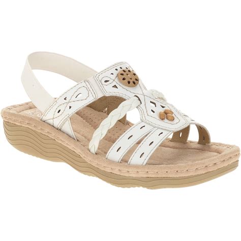 Scholl's Shoes Womens Check Doubts Slip-On Comfort Wedge Sandals. . Walmart womens shoes sandals